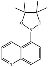 5-喹啉硼酸频哪醇酯 结构式