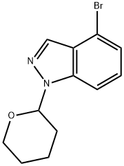 4-溴-1-(氧代-2-基)-1H-吲唑 结构式