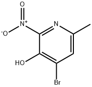 4-溴-6-甲基-2-硝基吡啶-3-醇 结构式