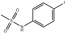 N-(4-碘苯基)甲烷磺酰胺 结构式