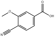 3-甲氧基-4-氰基苯甲酸 结构式
