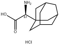 (S)-2-(金刚烷-1-基)-2-氨基乙酸盐酸盐 结构式
