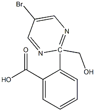 (5-broMopyriMidin-2-yl)Methyl benzoate 结构式
