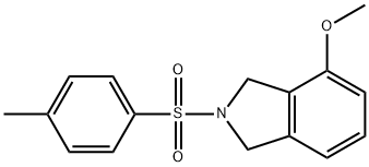 4-甲氧基-2-对甲苯磺酰基异吲哚琳 结构式