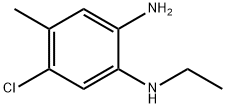 5-氯-N4-乙基甲苯-1,2-二胺 结构式