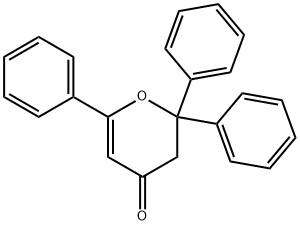 2,2,6-三苯基-2H-吡喃-4(3H)-酮 结构式