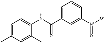 N-(2,4-二甲基苯基)-3-硝基苯甲酰胺 结构式