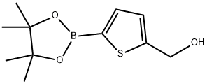 5-羟甲基噻吩-2-硼酸频哪醇酯 结构式