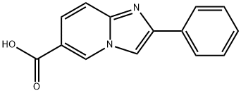 2-苯基-6-咪唑并[2,1-F]吡啶羧酸 结构式