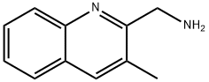 (3-甲基喹啉-2-基)甲胺 结构式