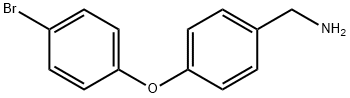 4-(4-溴苯氧基)苄胺 结构式
