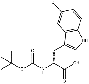 BOC-5-羟基-D-色氨酸 结构式
