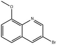 3-溴-8-甲氧基喹啉 结构式