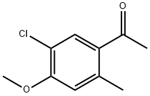 Ethanone, 1-(5-chloro-4-Methoxy-2-Methylphenyl)- 结构式