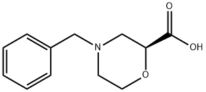 (S)-4-苄基吗啉-2-羧酸 结构式