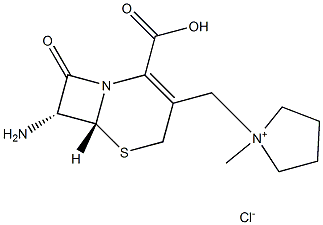 头孢吡肟母核 结构式