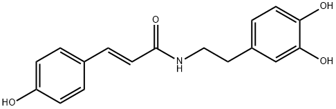 N-香豆酰多巴胺 结构式