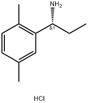 (1R)-1-(2,5-二甲基苯基)丙胺盐酸盐 结构式