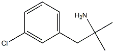 1-(3-Chlorophenyl)-2-Methylpropan-2-aMine 结构式
