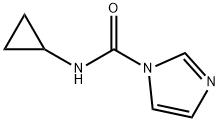 N-环丙基-1-咪唑甲酰胺 结构式