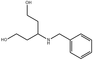 3-[(苯基甲基)氨基]-1,5-戊二醇 结构式