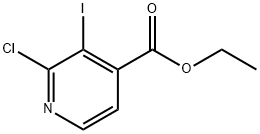 2-氯-3-碘异烟酸乙酯 结构式