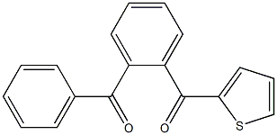 (2-Benzoylphenyl)(thiophen-2-yl)Methanone 结构式