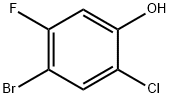 4-溴-2-氯-5-氟苯酚 结构式