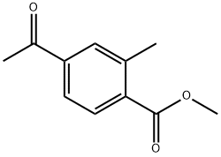 METHYL 4-ACETYL-2-METHYLBENZOATE 结构式