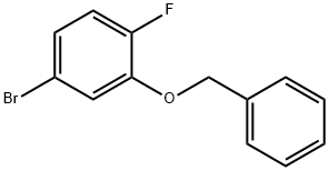 2-(苄氧基)-4-溴-1-氟苯 结构式