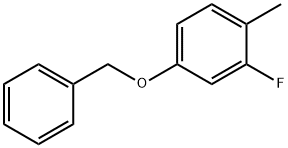 2-氟-1-甲基-4-(苯基甲氧基)苯 结构式