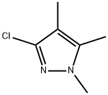 3-氯-1,4,5-三甲基-1H-吡唑 结构式