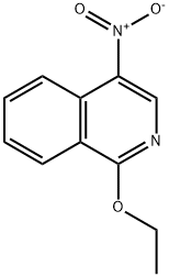 1-乙氧基-4-硝基异喹啉 结构式