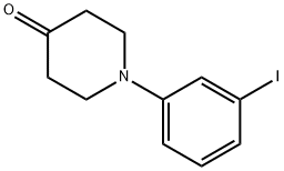 1-(3-iodophenyl)piperidin-4-one 结构式