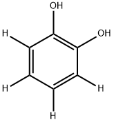 1,2-苯二酚-3,4,5,6-D<SUB>4</SUB> 结构式