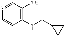 N4-(cyclopropylMethyl)pyridine-3,4-diaMine 结构式