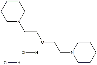 1,1'-(氧基二-2,1-乙二基)二哌啶二盐酸盐 结构式