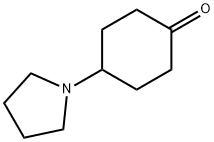 4-(吡咯烷-1-基)环己酮 结构式