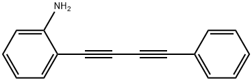 2-( 苯基-1,3-丁二炔-1-基)苯胺 结构式