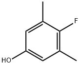 3,5-二甲基-4-氟苯酚 结构式