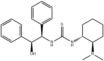 [N-[(1R,2R)-2-(二甲基氨基)环己基]-N'-[(1R,2S)-2-羟基-1,2-二苯基乙基]硫脲] 结构式