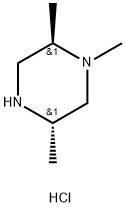 (2R, 5S)-1,2,5-三甲基哌嗪氢氯化物 结构式