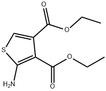 3,4-DIETHYL 2-AMINOTHIOPHENE-3,4-DICARBOXYLATE 结构式