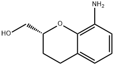 (8-氨基色满-2-基)甲醇 结构式