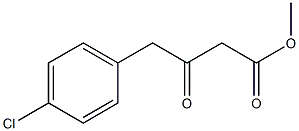 3-氧代-4-(4-氯-苯基)丁酸甲酯 结构式