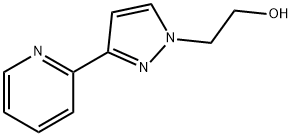 2-(3-(吡啶-2-基)-1H-吡唑-1-基)乙醇 结构式