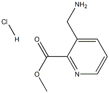 甲基3-(氨基甲基)皮考林酸盐酸盐 结构式