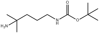 tert-Butyl (5-aMino-4,4-diMethylpentyl)carbaMate 结构式