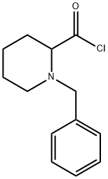 1-(PhenylMethyl)-2-Piperidinecarbonyl chloride 结构式