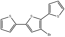 3'-溴-2,2':5',2''-三联噻吩 结构式